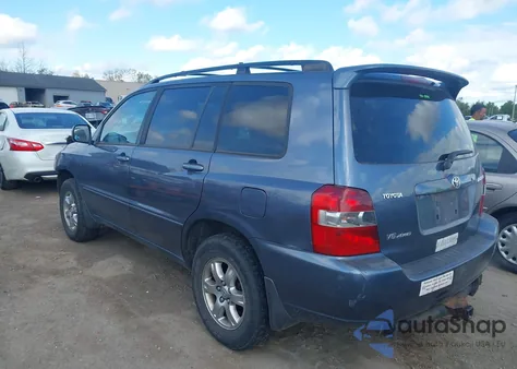 2007 Toyota Highlander V6 from USA, damaged, VIN JTEEP21A170208785
